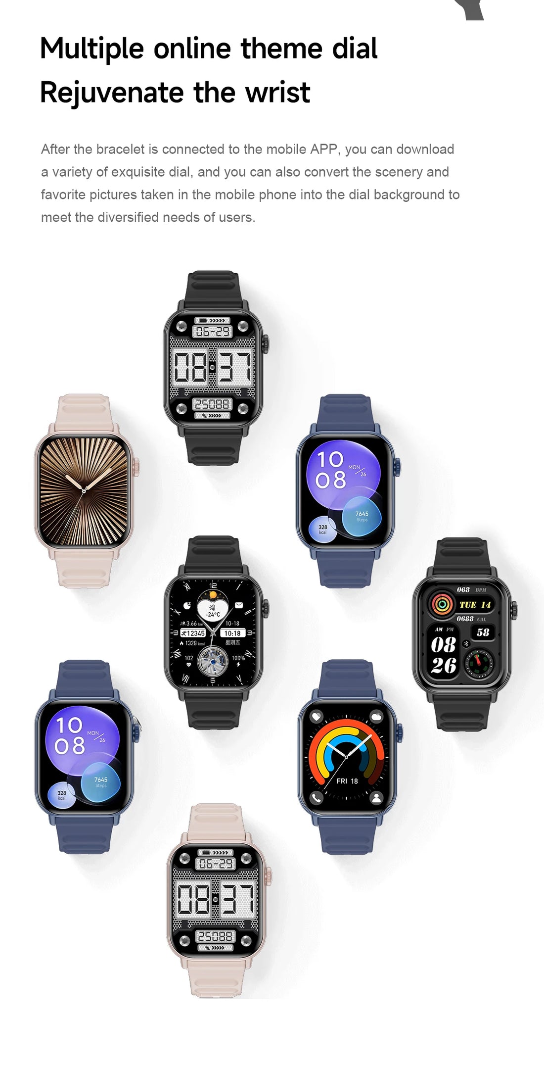 LIGE 2025 Smartwatch 1.83" HD Screen, BT Call, Health & Fitness Tracker