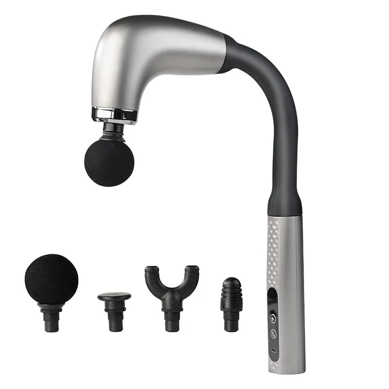 Smart Massage Gun – Rechargeable Handheld Electric Massager Hammer for Back & Full Body Relaxation