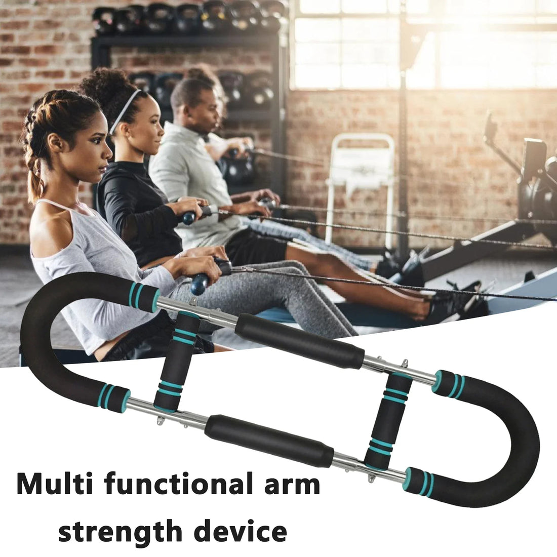 U-Shape Hand Gripper Arm Trainer – Power Twister Bar for Strength Training