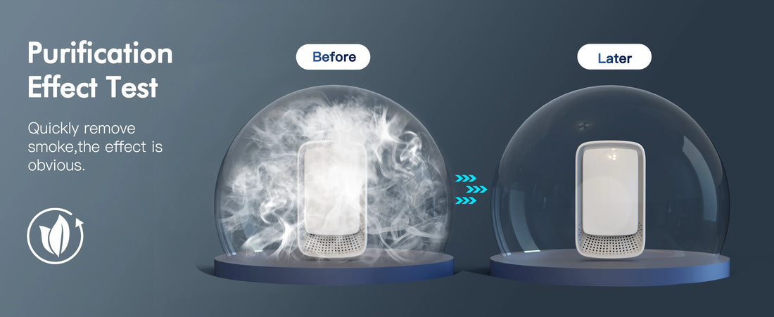 Plug-In Negative Ion Air Purifier – Quiet Mini Air Cleaner for Home