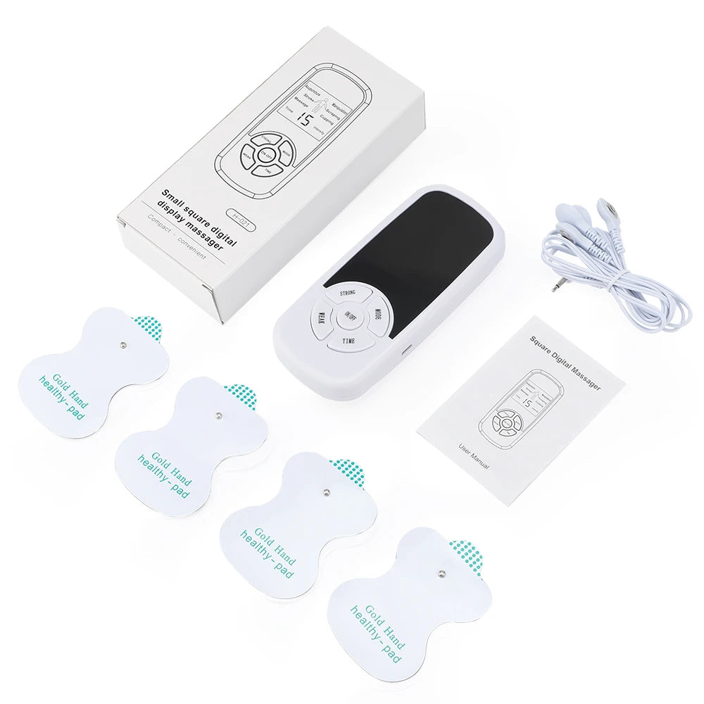 EMS TENS Muscle Stimulator – Physiotherapy Pulse Massager with 6 Modes