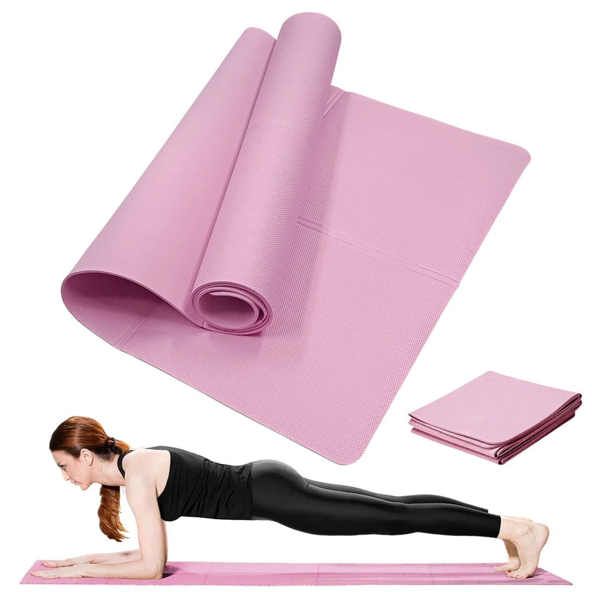 4mm EVA Anti-Slip Yoga Mat – Fitness & Pilates Exercise Mat