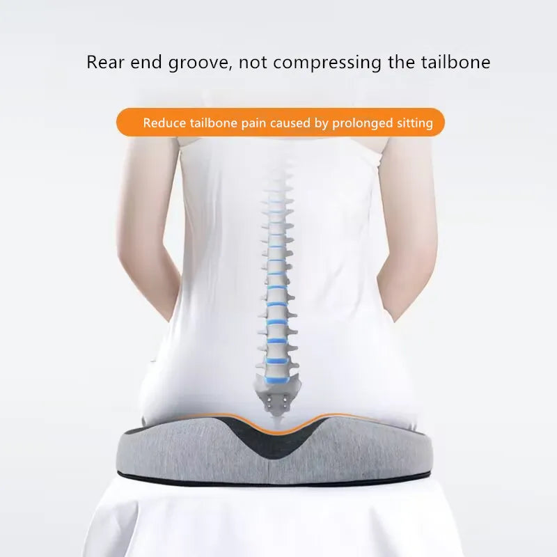 Hemorrhoid & Tailbone Seat Cushion – Memory Foam Pain Relief Donut