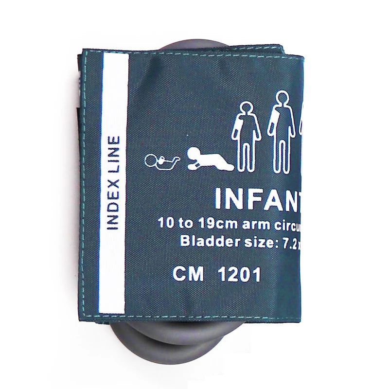 6-Size NIBP Blood Pressure Cuff Set – Neonatal, Infant, Child, Adult Arm & Thigh Cuffs for CONTEC Medical Monitors