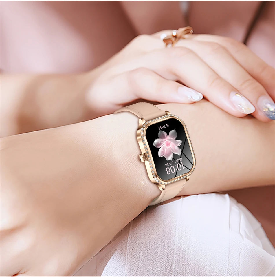 Women’s Smartwatch – Heart Rate, Blood Pressure, Music & BT Calling