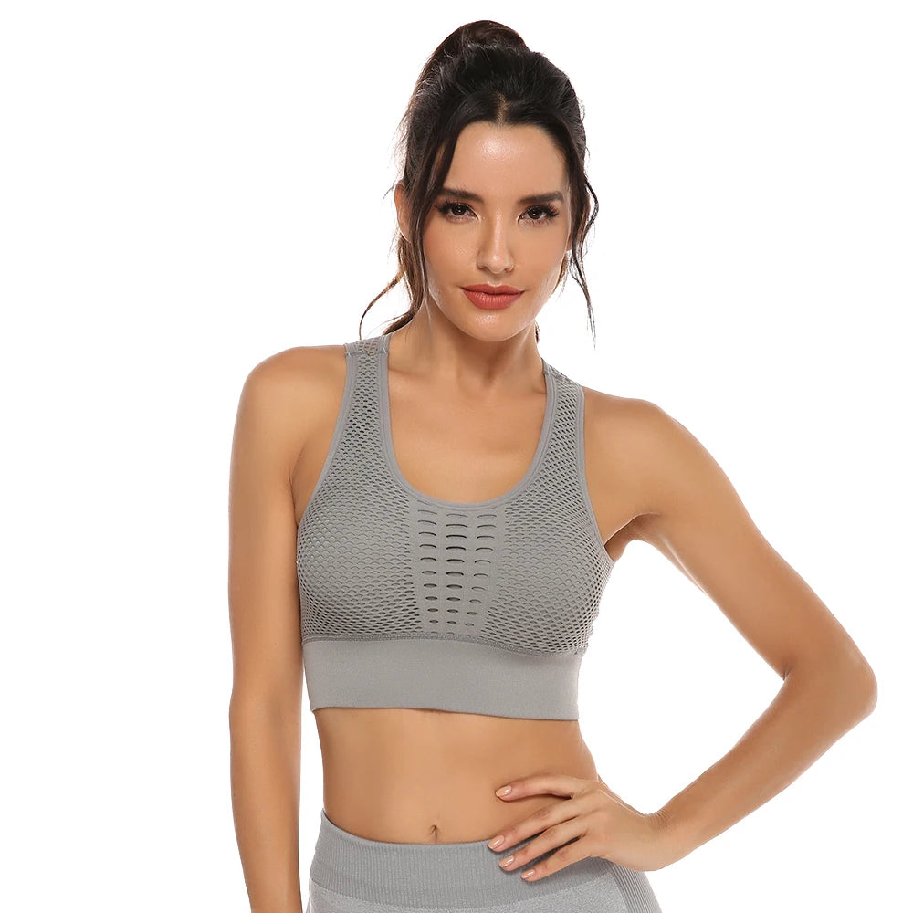 Hot Fitness Women’s Quick-Dry Sports Bra & Yoga Tank Top