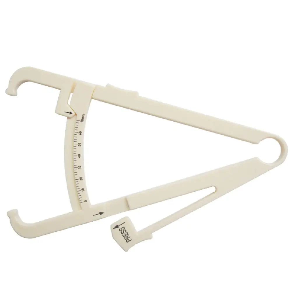 Body Fat Caliper Tester – Skinfold Measurement Tool with Chart (1/3/5 Pcs)