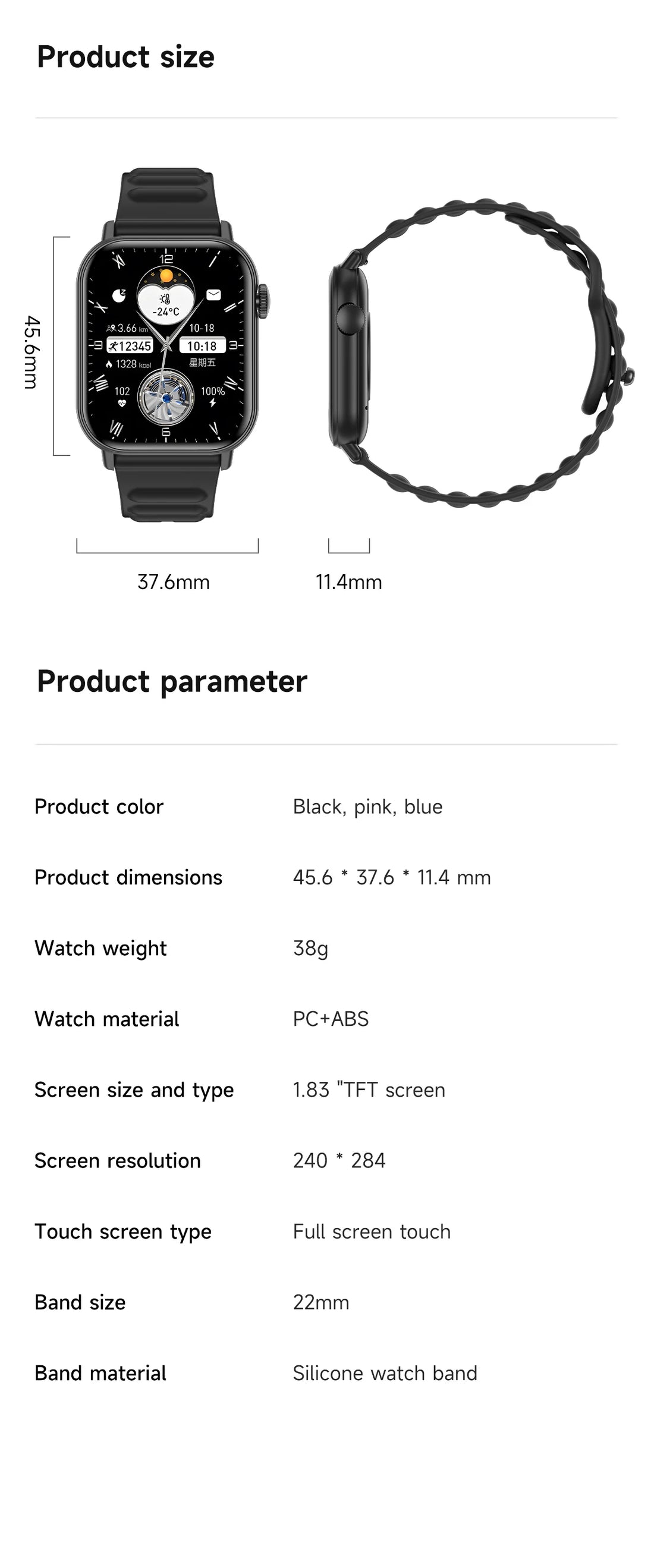LIGE 2025 Smartwatch 1.83" HD Screen, BT Call, Health & Fitness Tracker