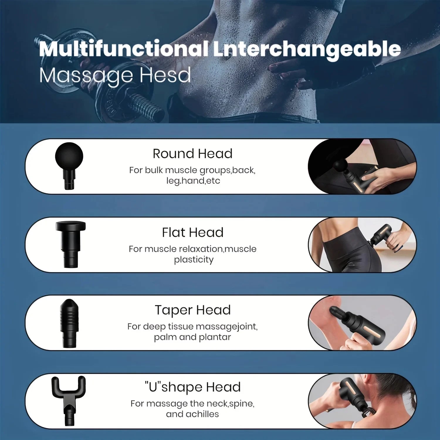 99-Level Deep Tissue Massage Gun – Electric Muscle & Fascia Relaxation Tool