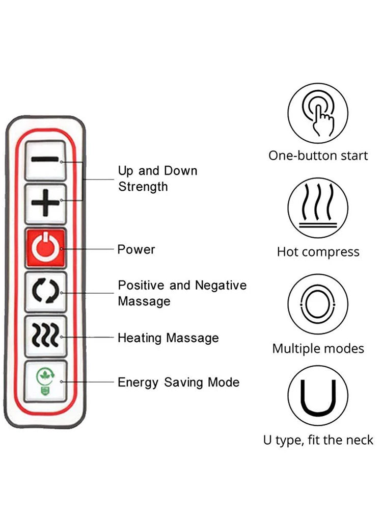 Kneading Shawl Neck and Back Massager – Full Body Home Massage Device