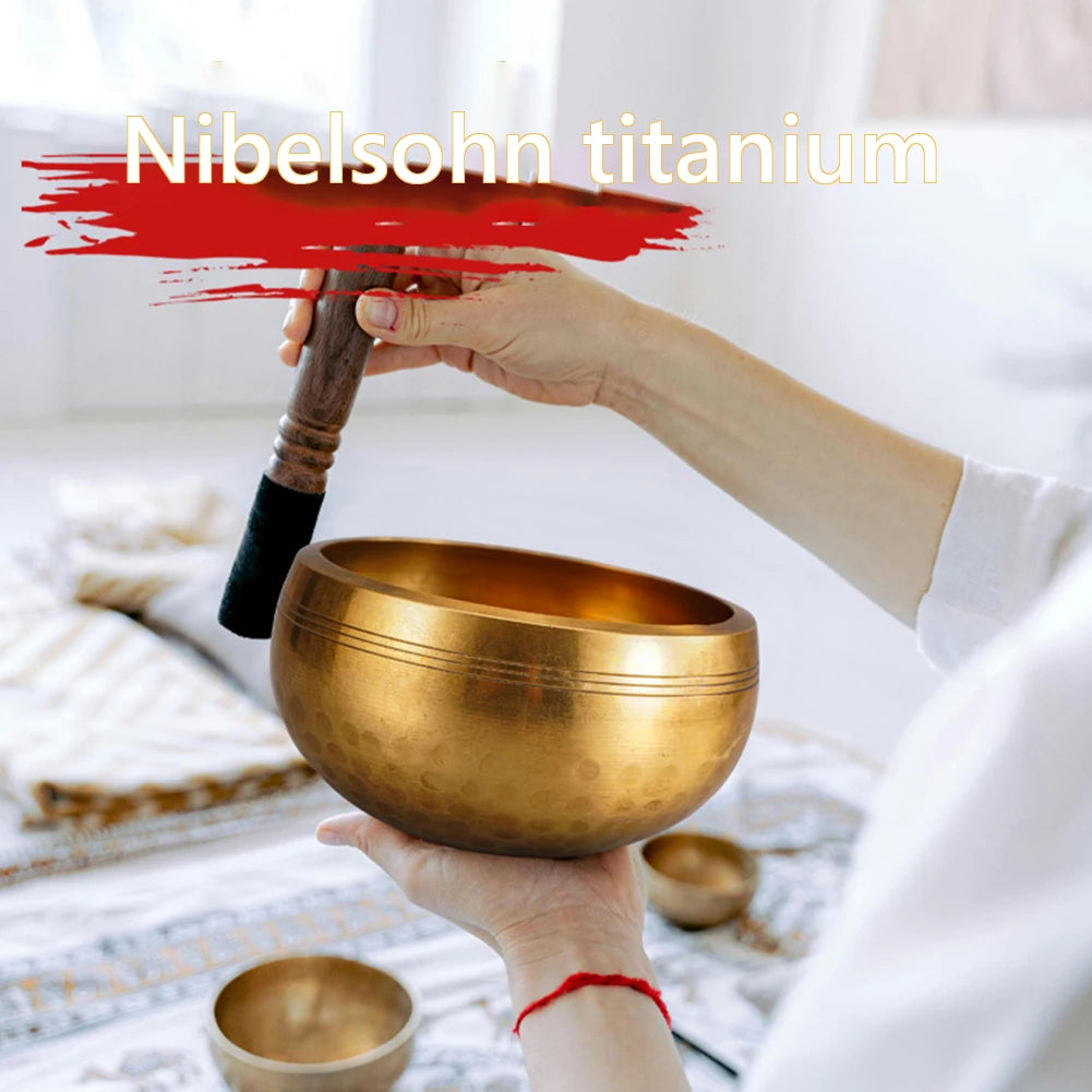 Tibetan Singing Bowl Set – Meditation Sound Bowl & Stress Relief Gift