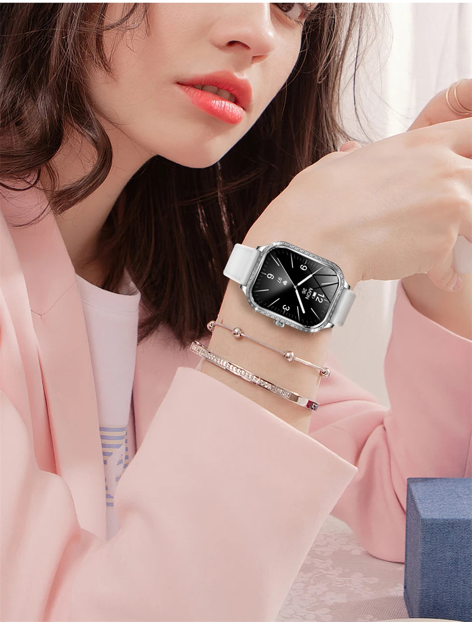 Women’s Smartwatch – Heart Rate, Blood Pressure, Music & BT Calling