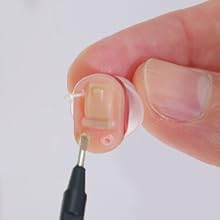 Premium CIC Hearing Aid Pair – Mini In-Ear Sound Amplifier with Portable Case